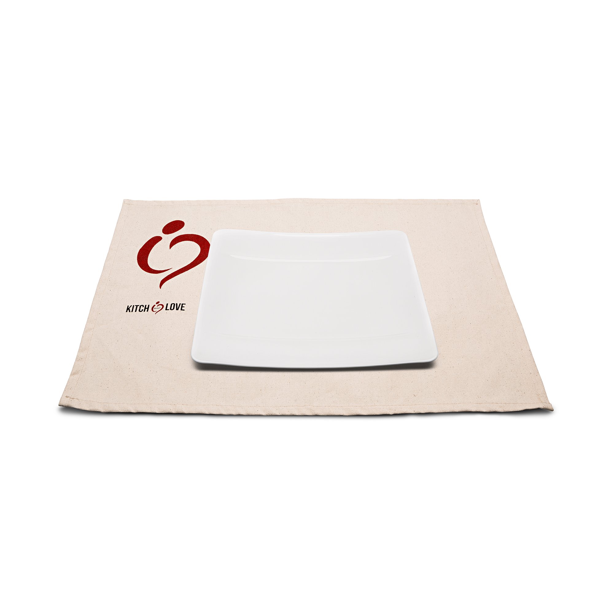 Linge de table en canvas avec logo