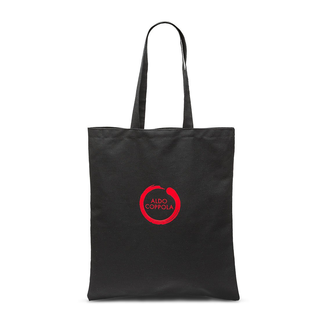 Poly canvas shopping bag with handles without gussets